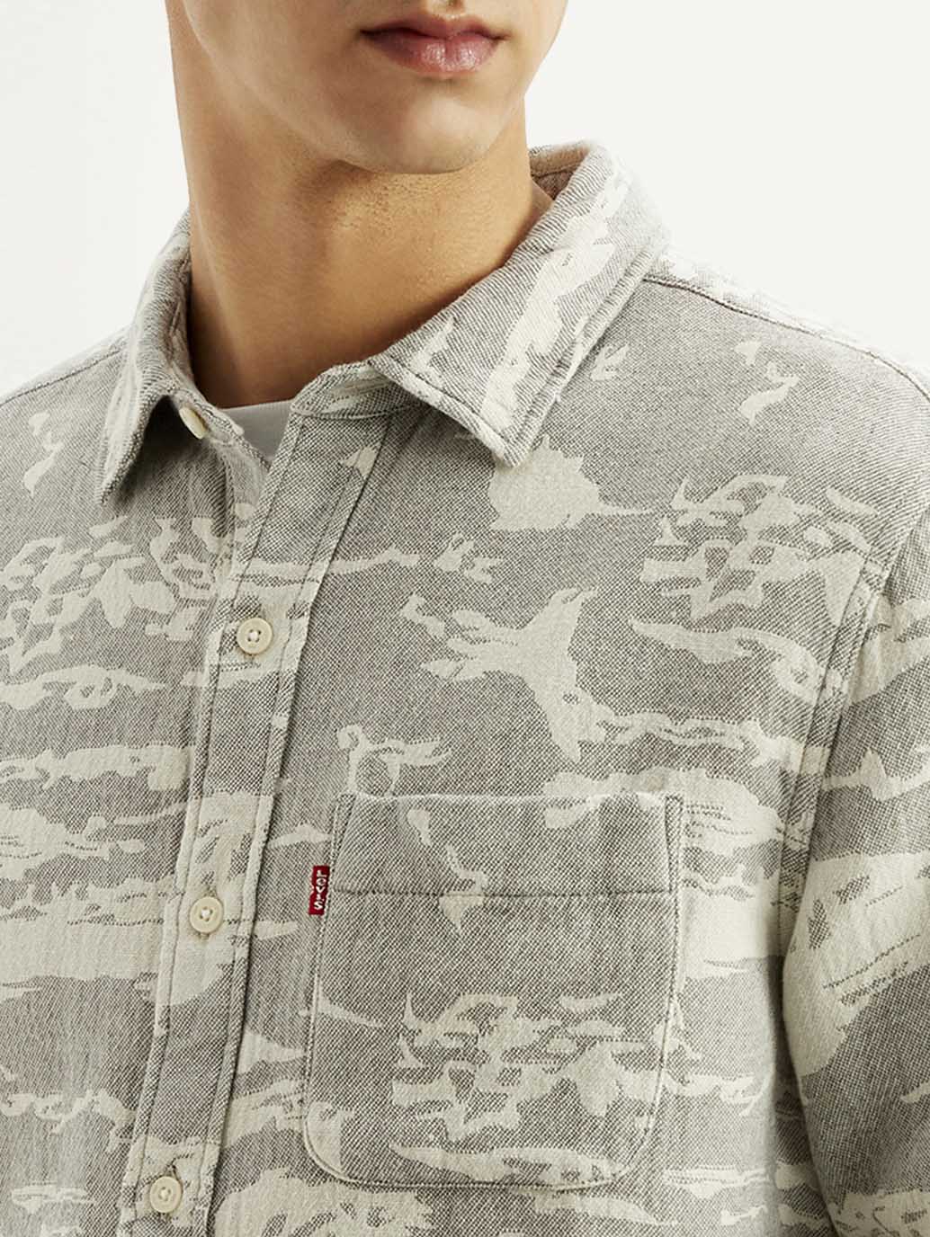 Men's Camo Slim Fit Shirt - Image 3