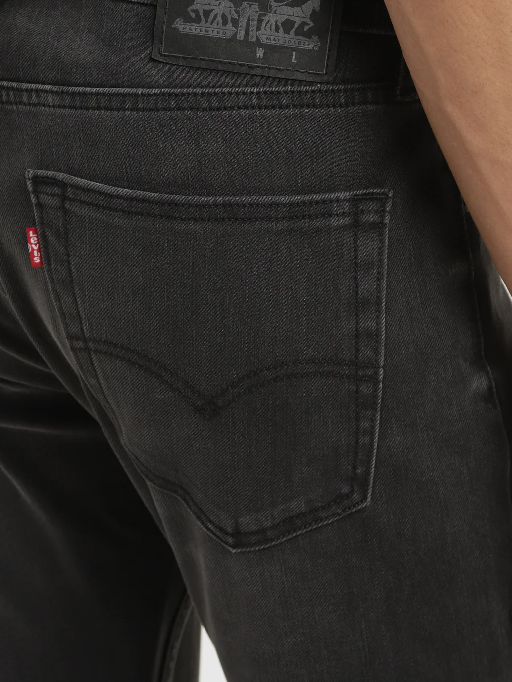 Men's Grey Skinny Fit Mid Rise Jeans - Image 6