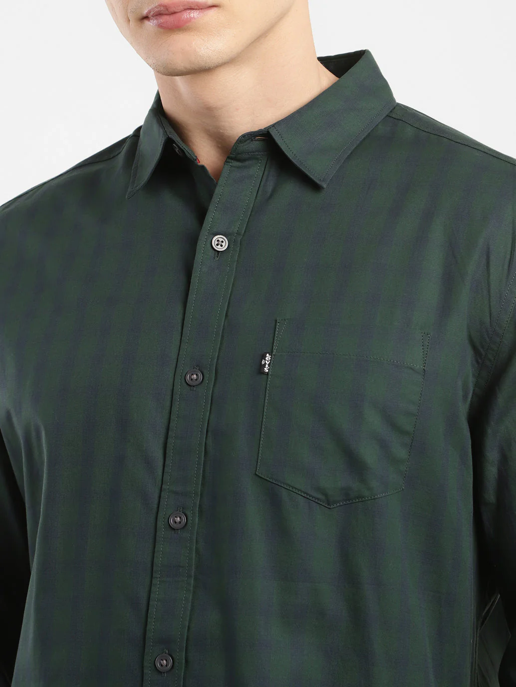 Men's Checkered Slim Fit Shirt - Image 5