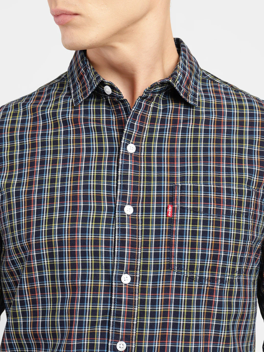 Men's Checkered Slim Fit Shirt - Image 5