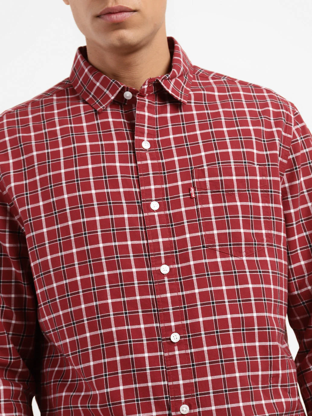 Men's Checkered Slim Fit Shirt - Image 5