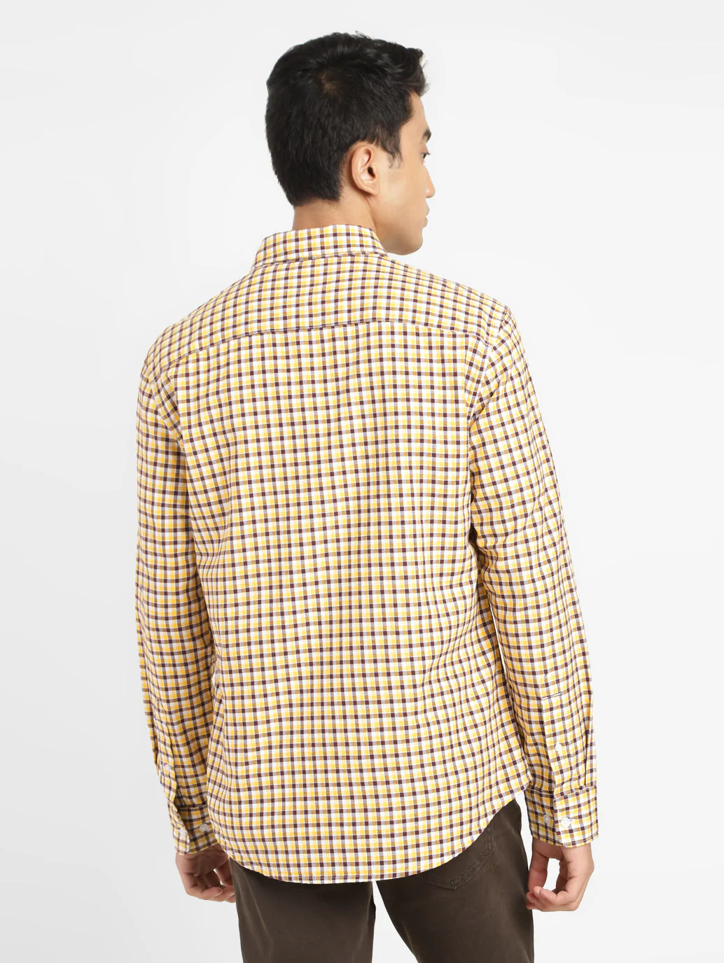 Men's Checkered Slim Fit Shirt - Image 3