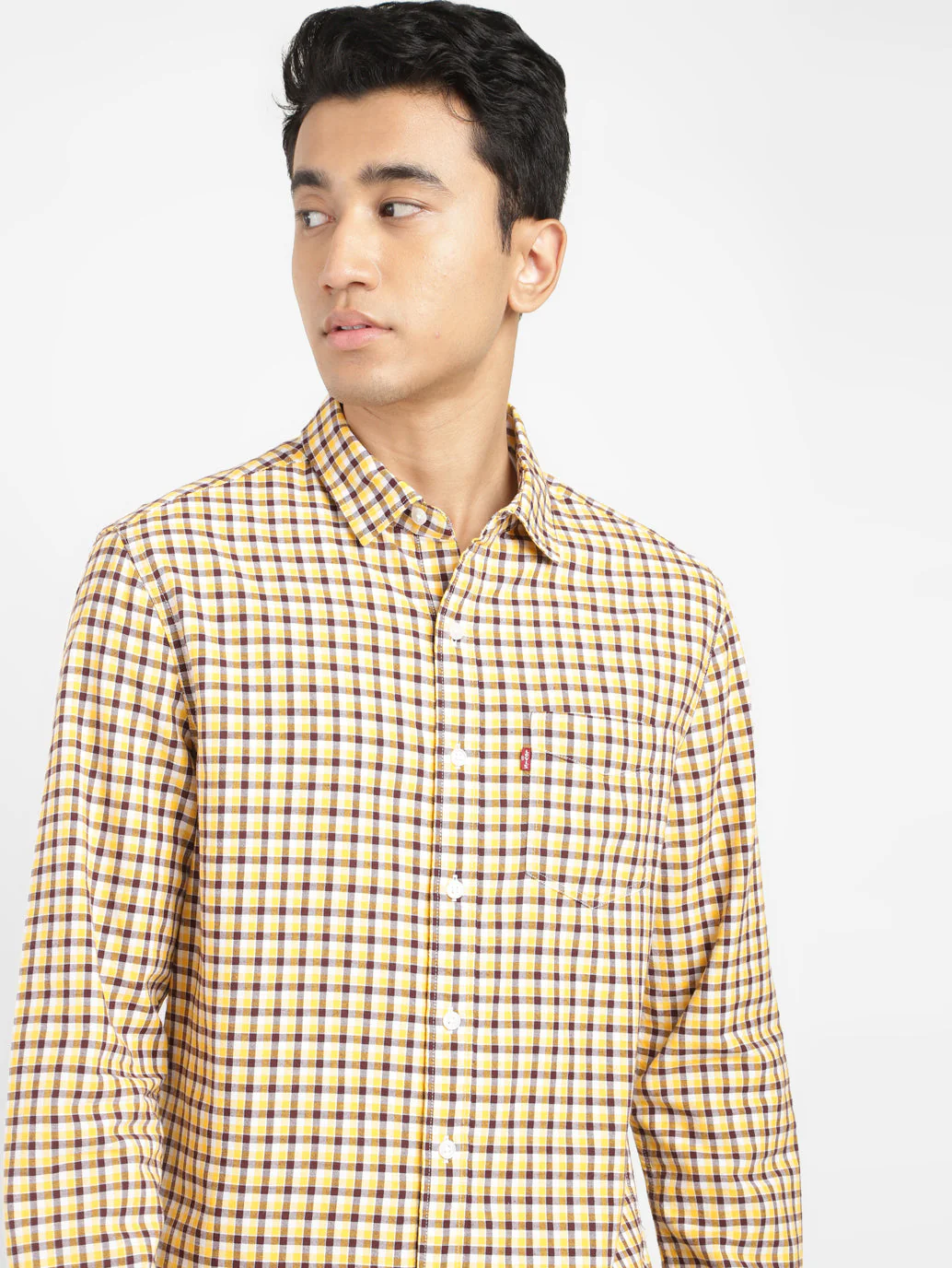 Men's Checkered Slim Fit Shirt - Image 5