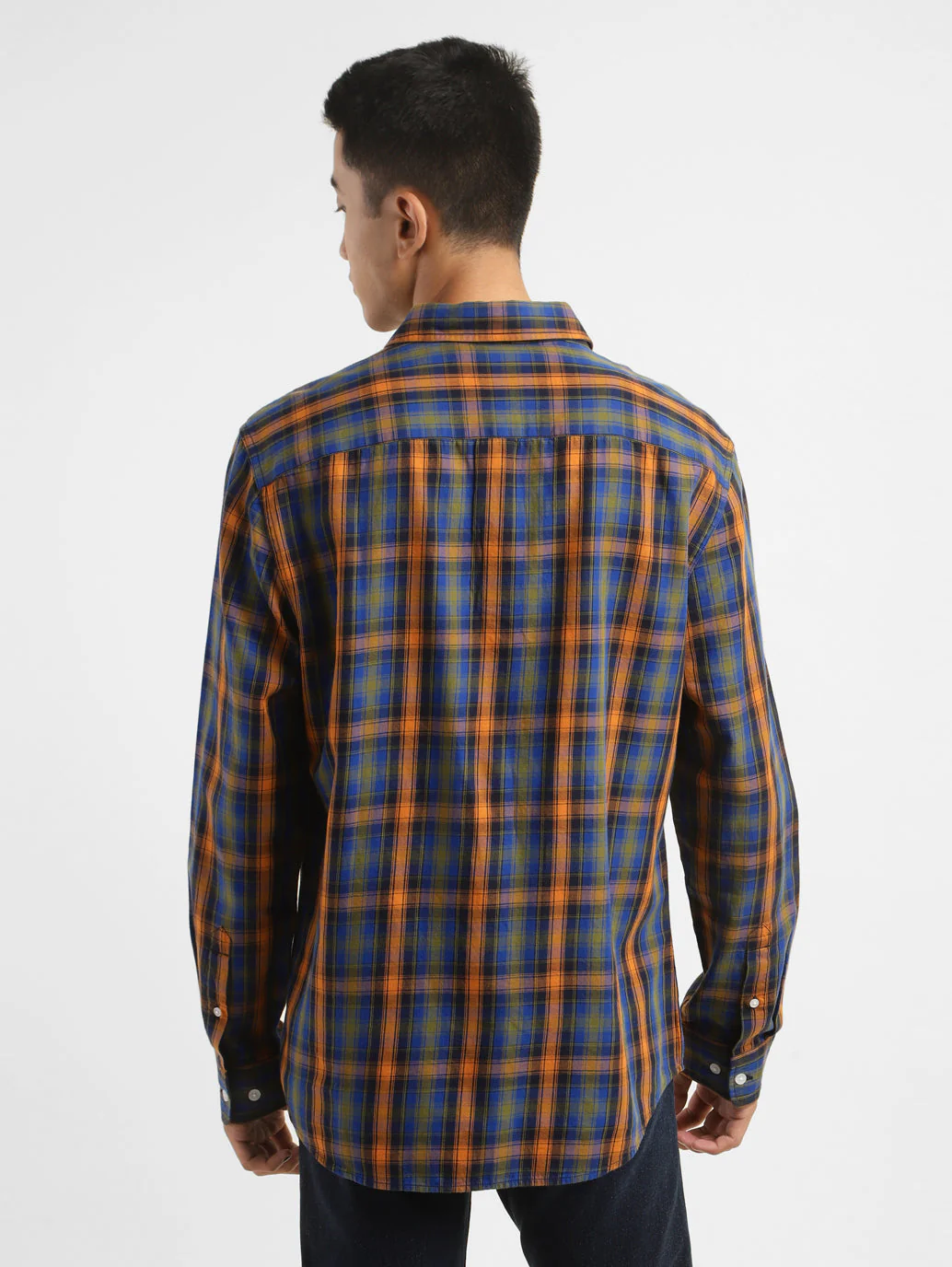 Men's Checkered Slim Fit Shirt - Image 3