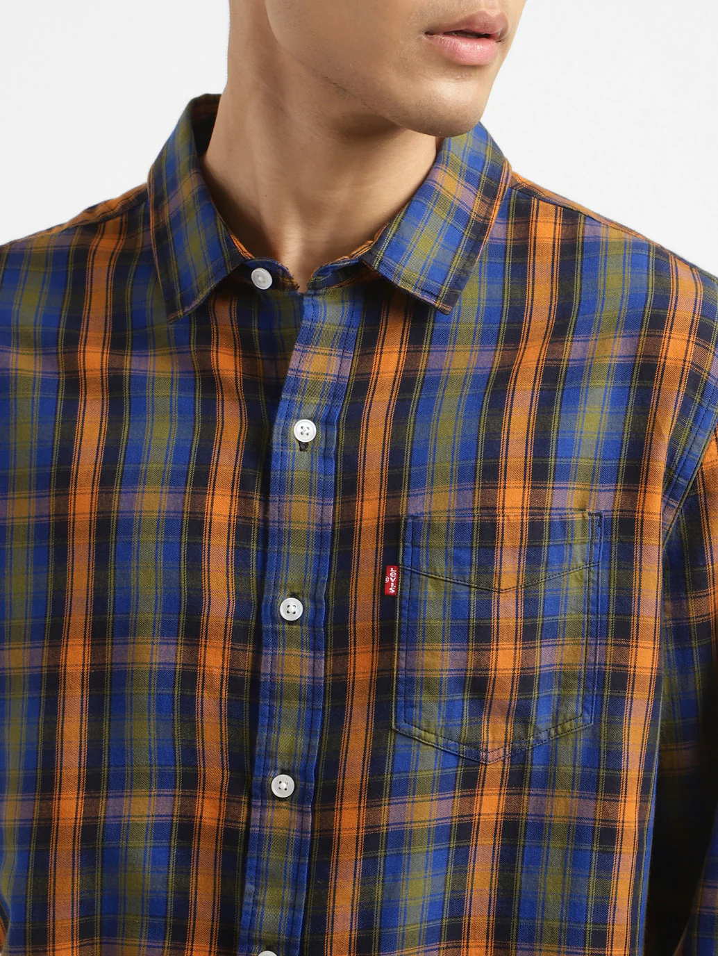 Men's Checkered Slim Fit Shirt - Image 5