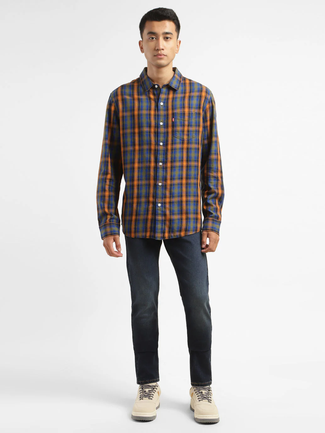 Men's Checkered Slim Fit Shirt - Image 6