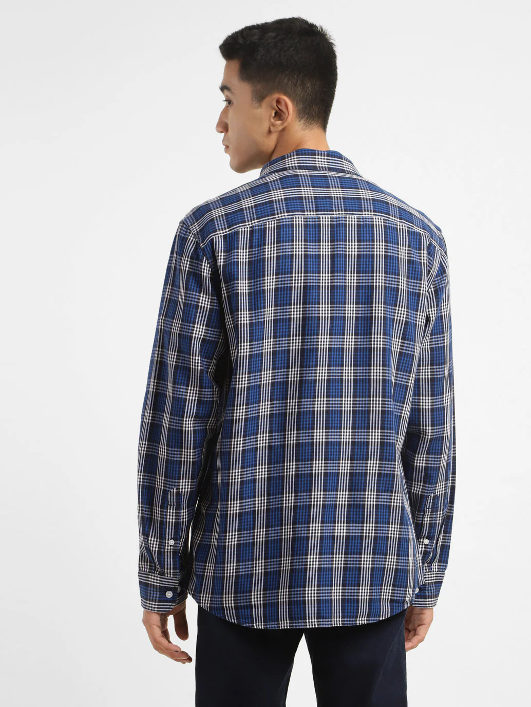 Men's Checkered Slim Fit Shirt - Image 3