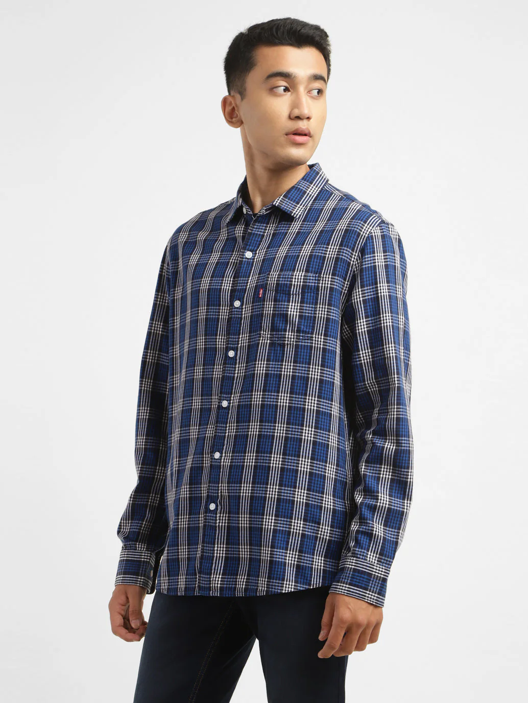 Men's Checkered Slim Fit Shirt - Image 4