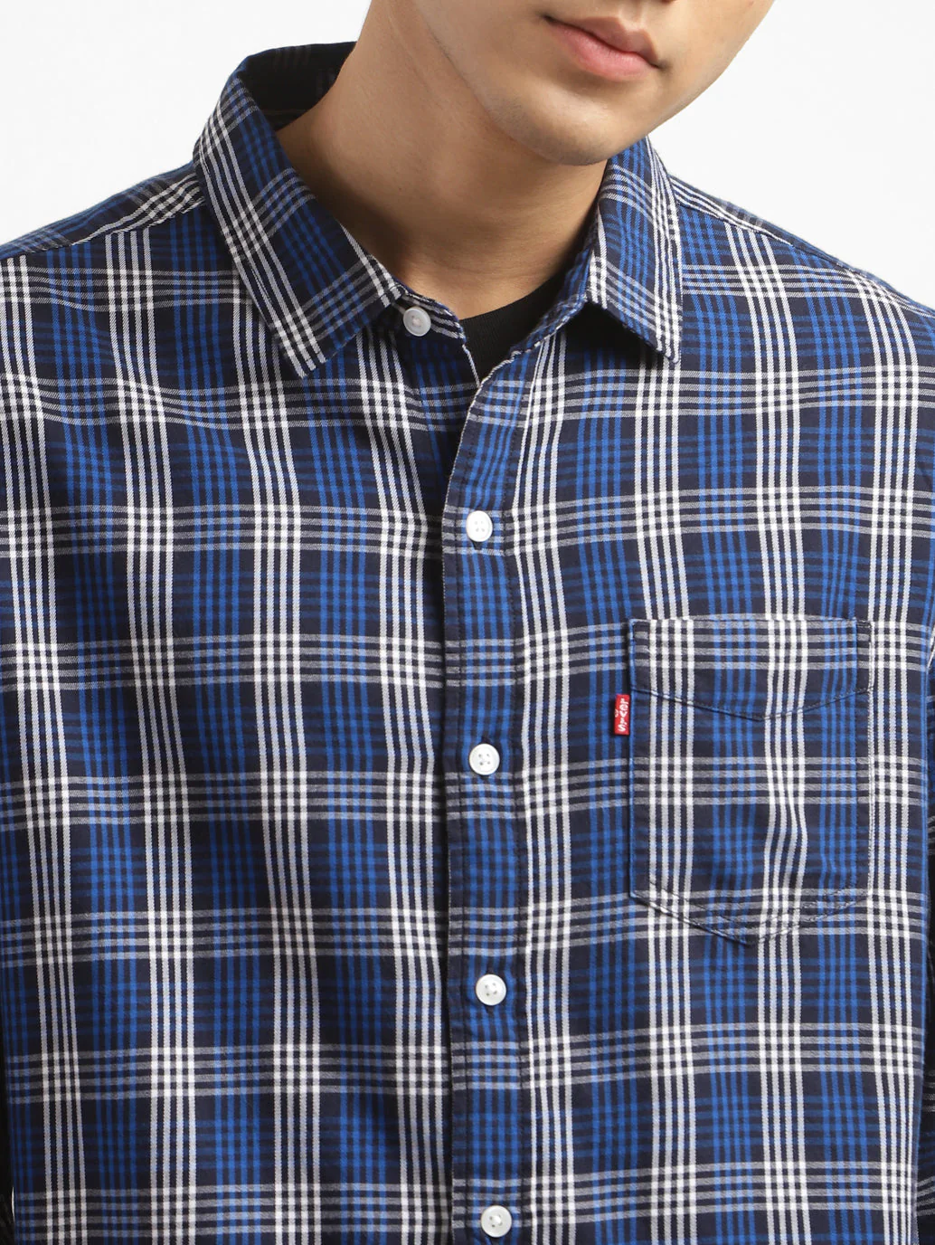 Men's Checkered Slim Fit Shirt - Image 5