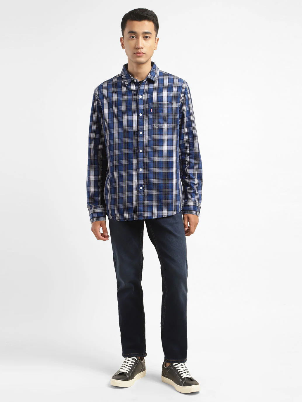 Men's Checkered Slim Fit Shirt - Image 6