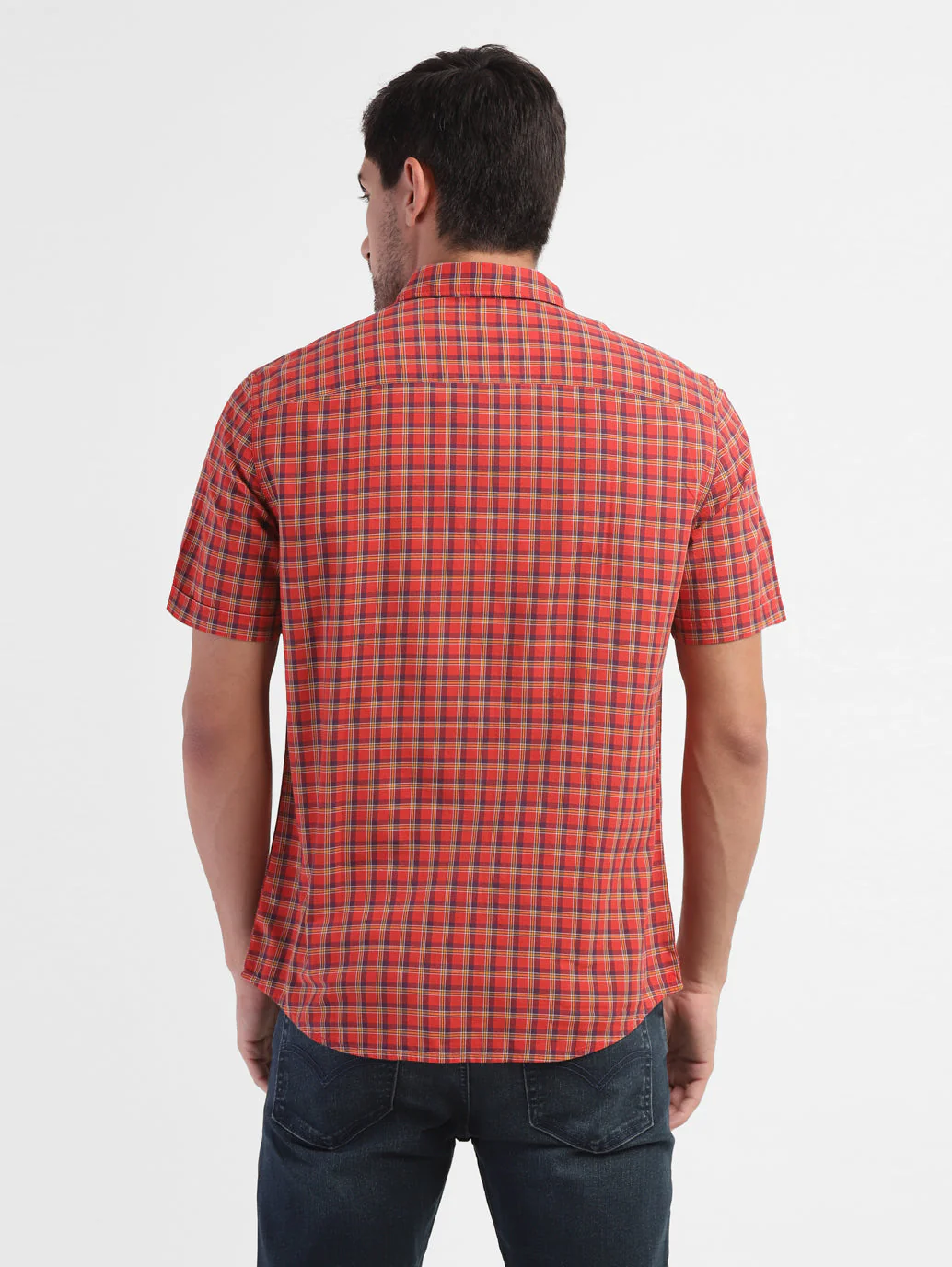 Men's Checkered Slim Fit Shirt - Image 3