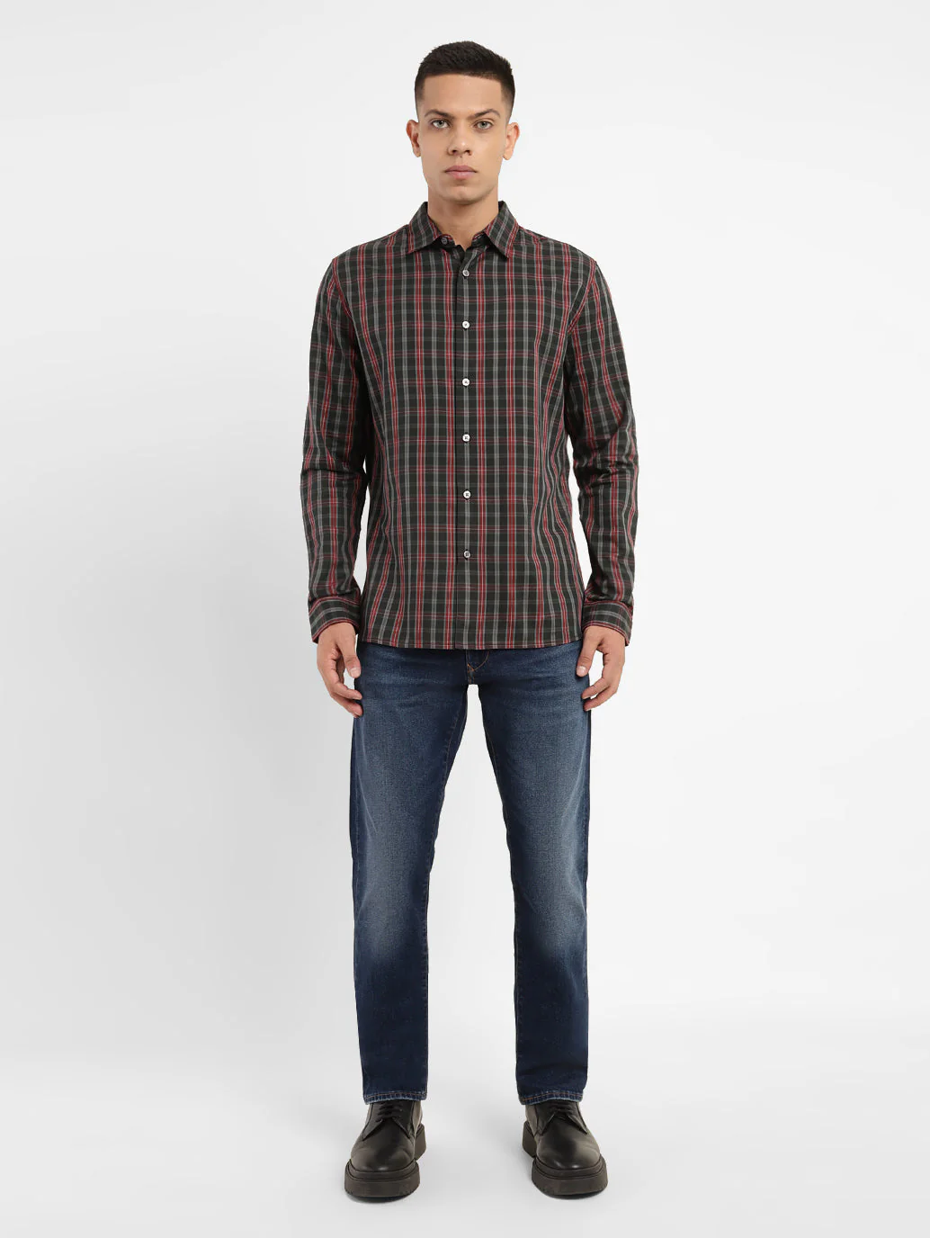 Men's Checked Slim Fit Shirt - Image 6