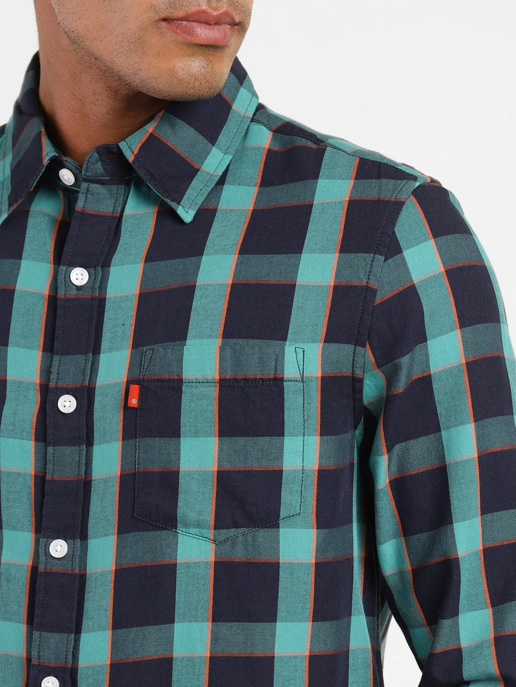 Men's Checkered Slim Fit Shirt - Image 6