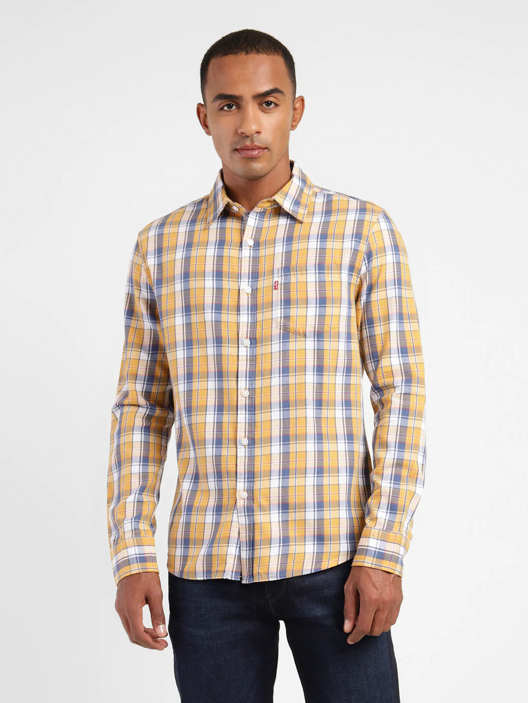Men's Checkered Slim Fit Shirt - Image 2