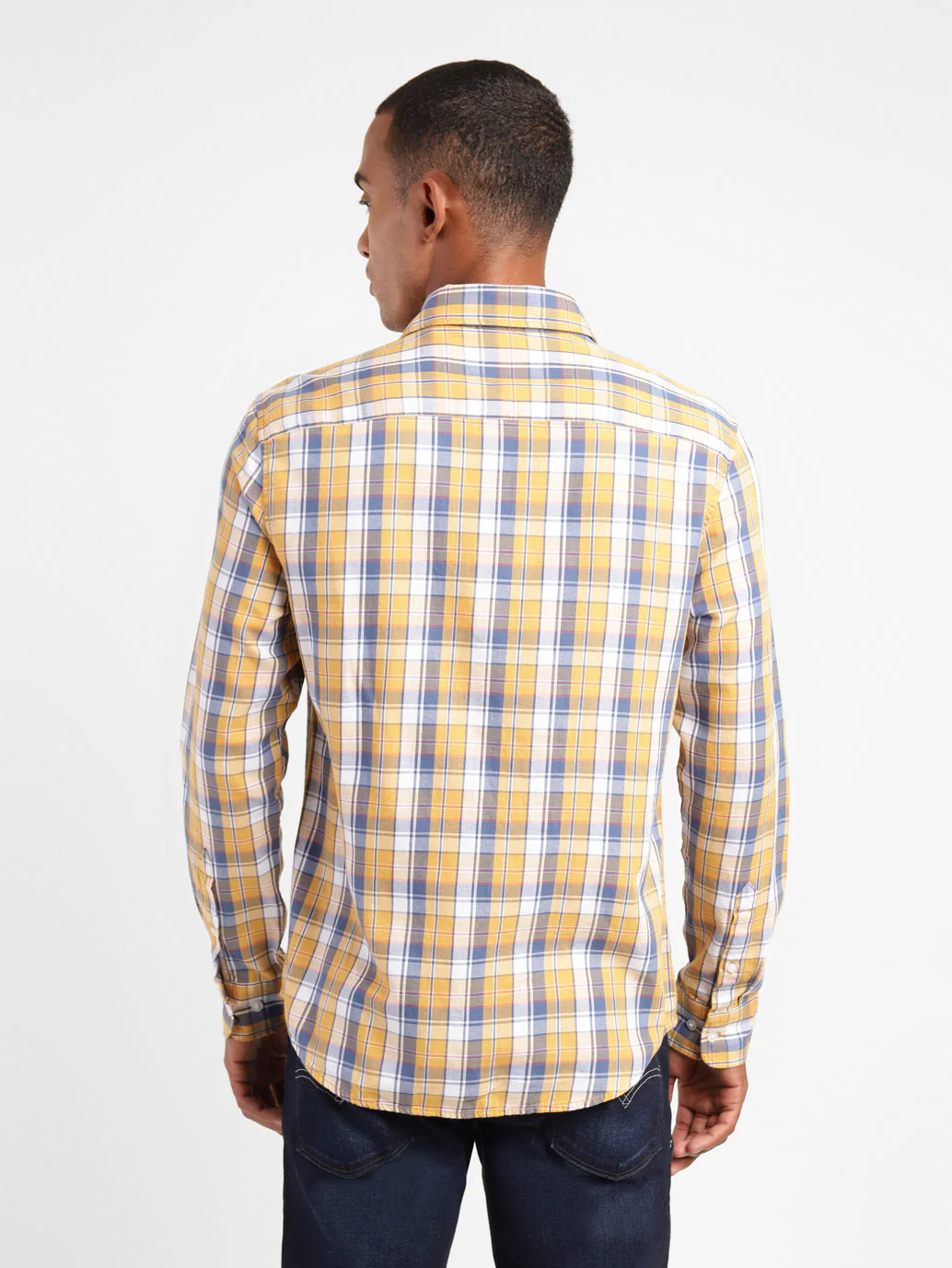 Men's Checkered Slim Fit Shirt - Image 3
