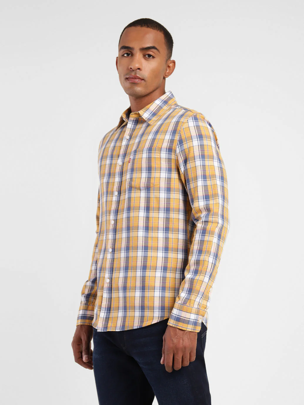 Men's Checkered Slim Fit Shirt - Image 4