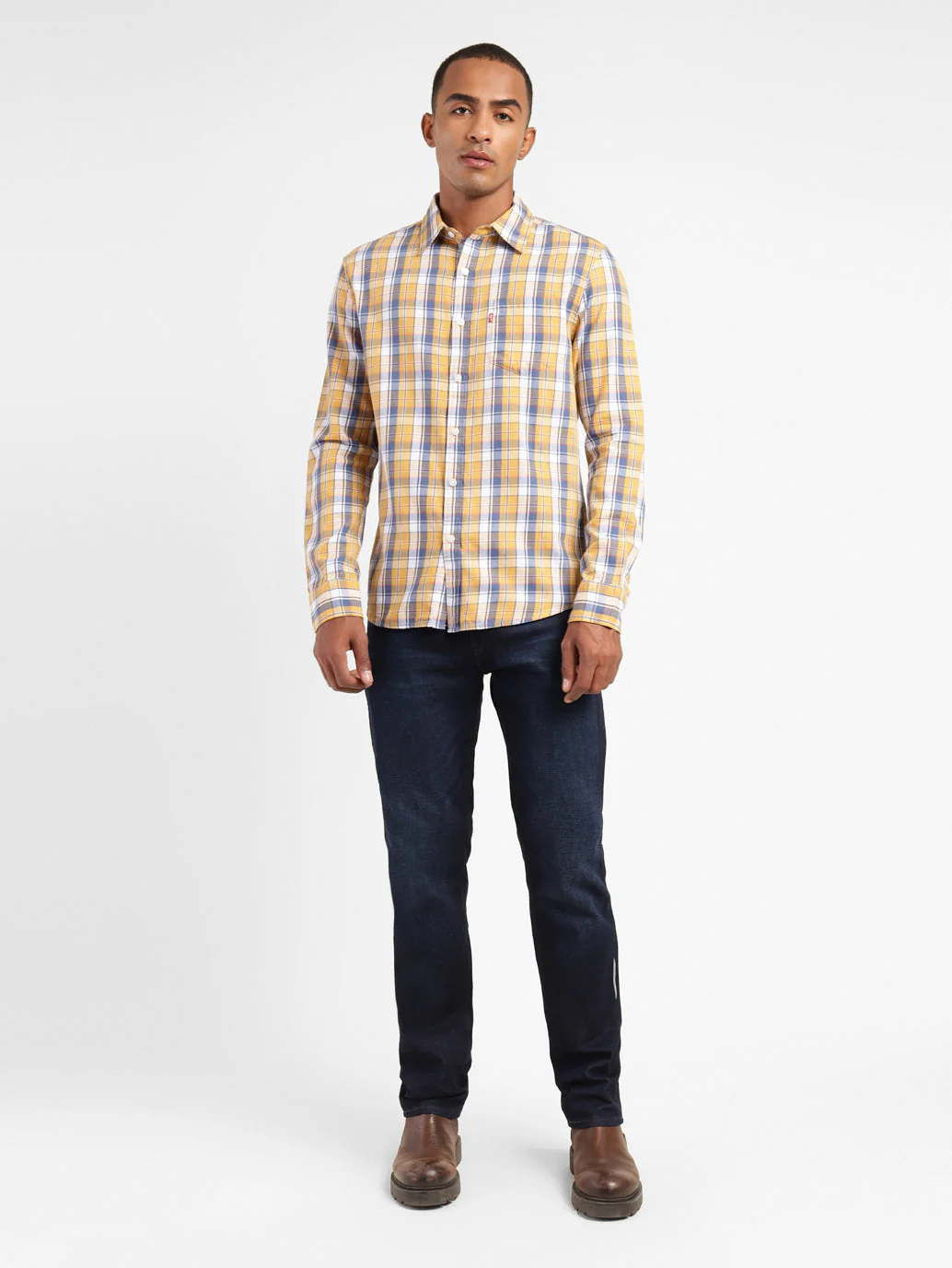 Men's Checkered Slim Fit Shirt - Image 5