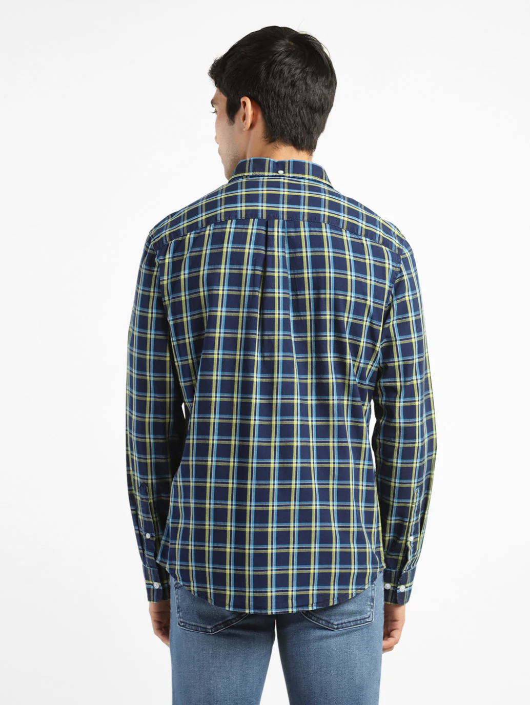 Men's Checked Slim Fit Shirt - Image 3
