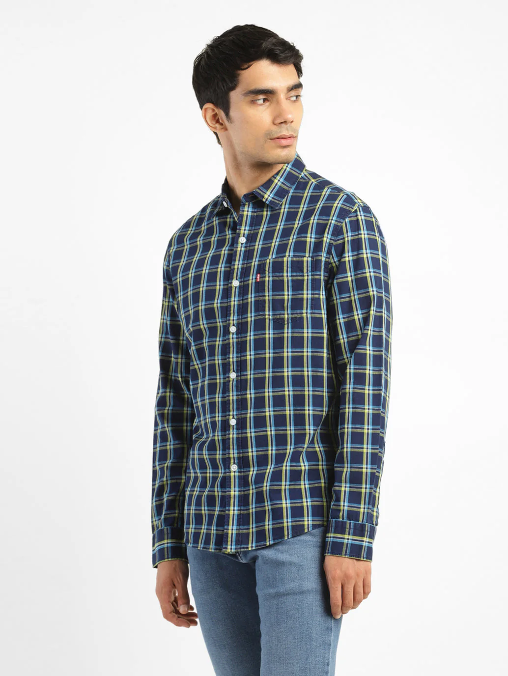 Men's Checked Slim Fit Shirt - Image 4