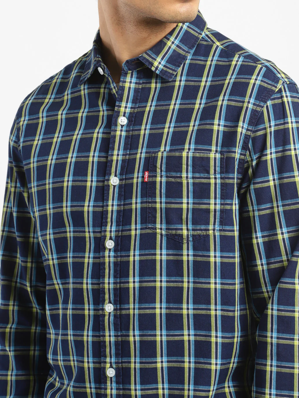 Men's Checked Slim Fit Shirt - Image 5