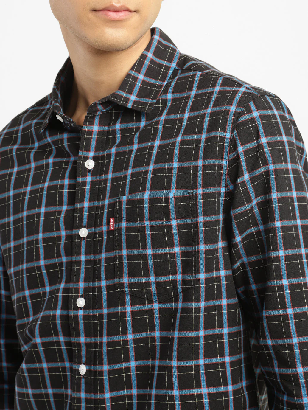 Men's Checked Slim Fit Shirt - Image 5