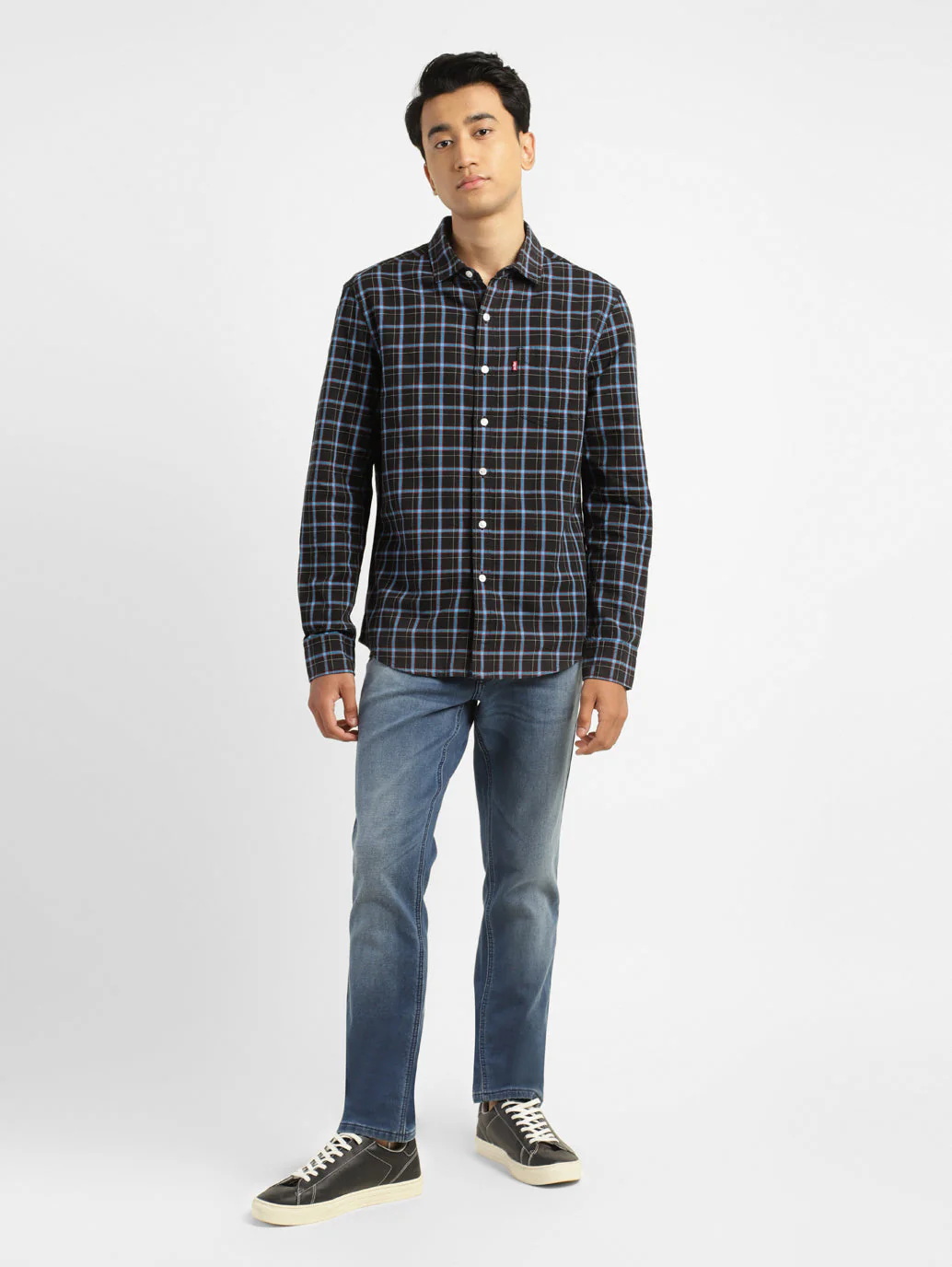 Men's Checked Slim Fit Shirt - Image 6