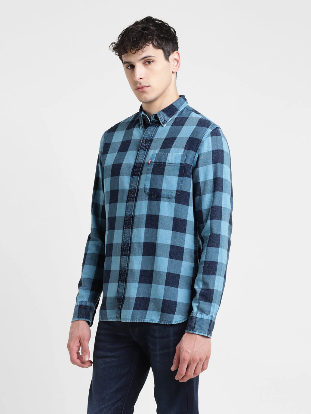 Men's Checked Slim Fit Shirt - Image 4