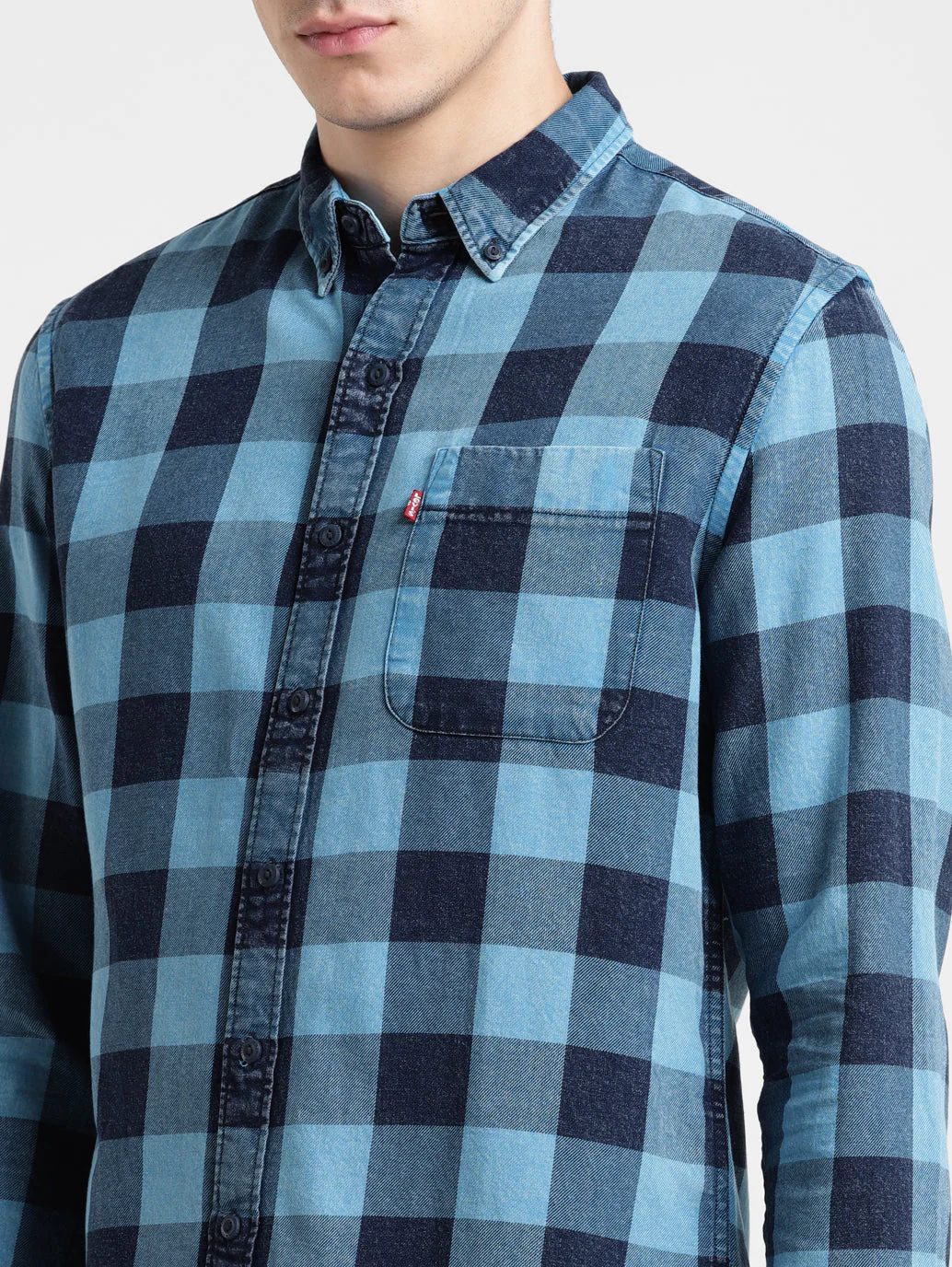 Men's Checked Slim Fit Shirt - Image 5