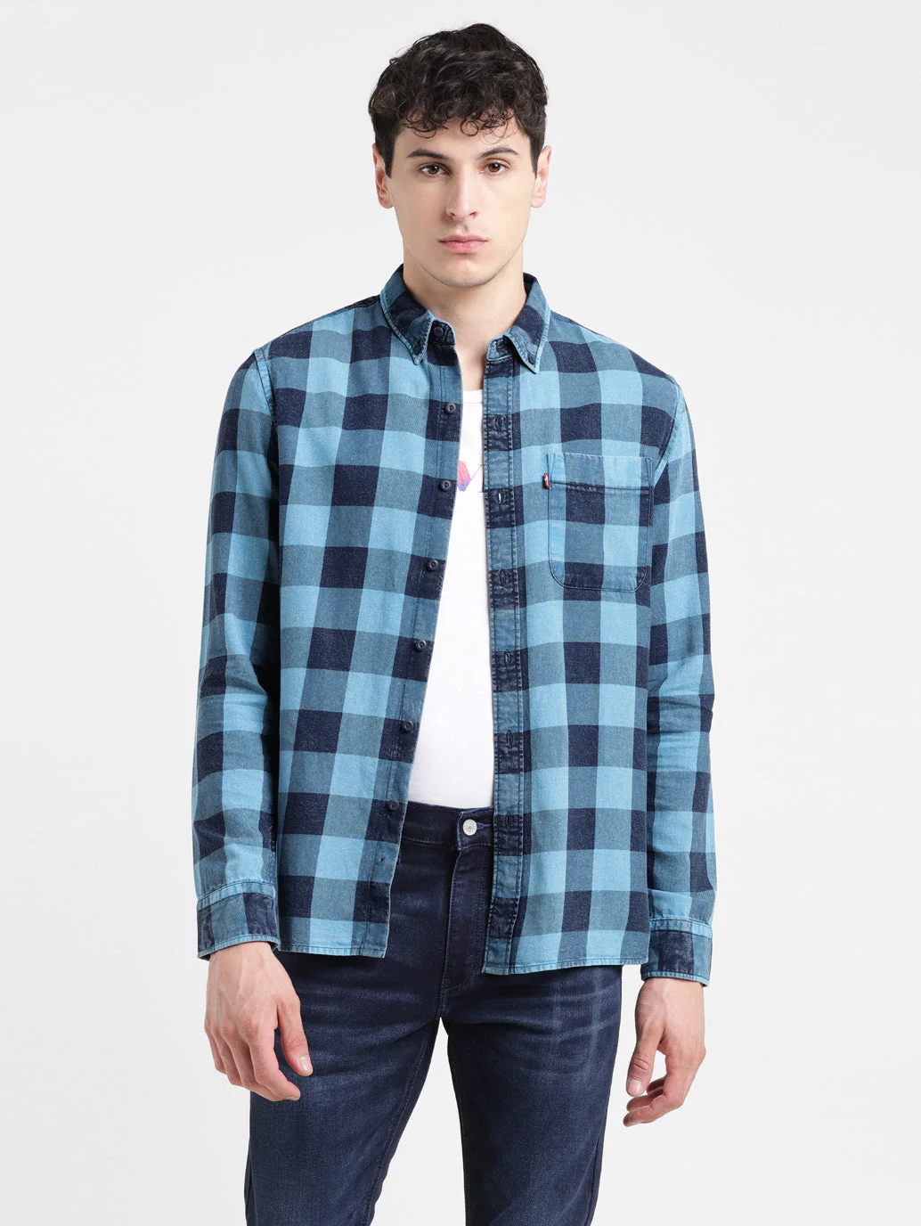 Men's Checked Slim Fit Shirt - Image 6