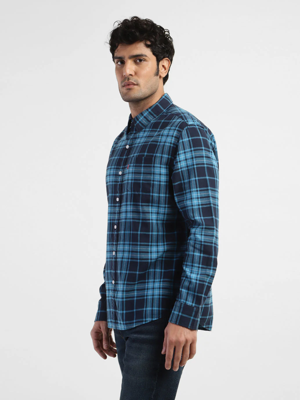 Men's Checkered Slim Fit Shirt - Image 4