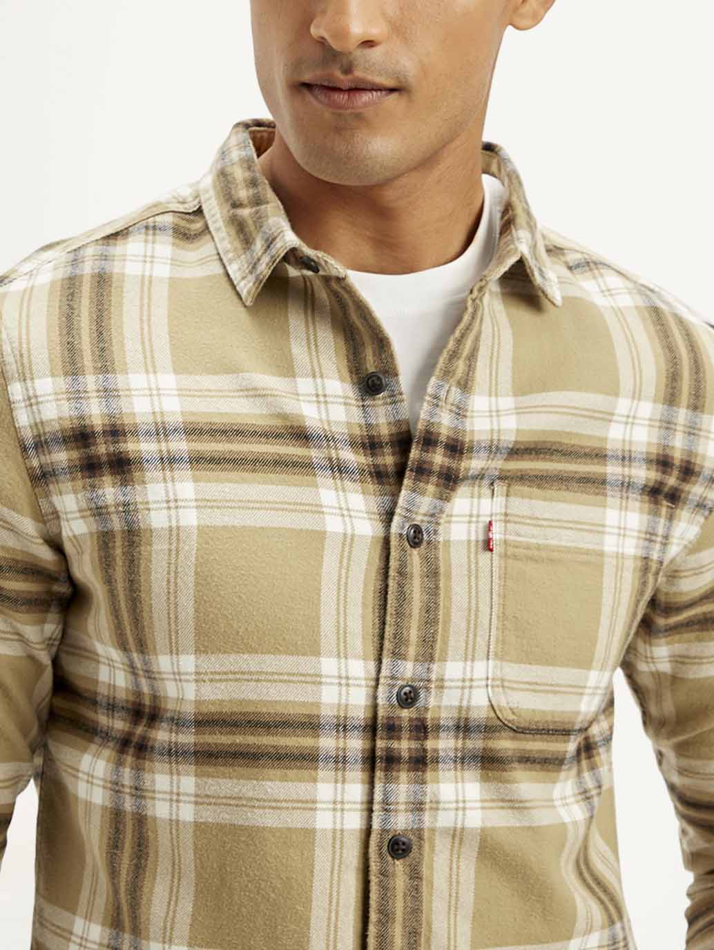 Men's Checkered Loose Fit Shirt - Image 4