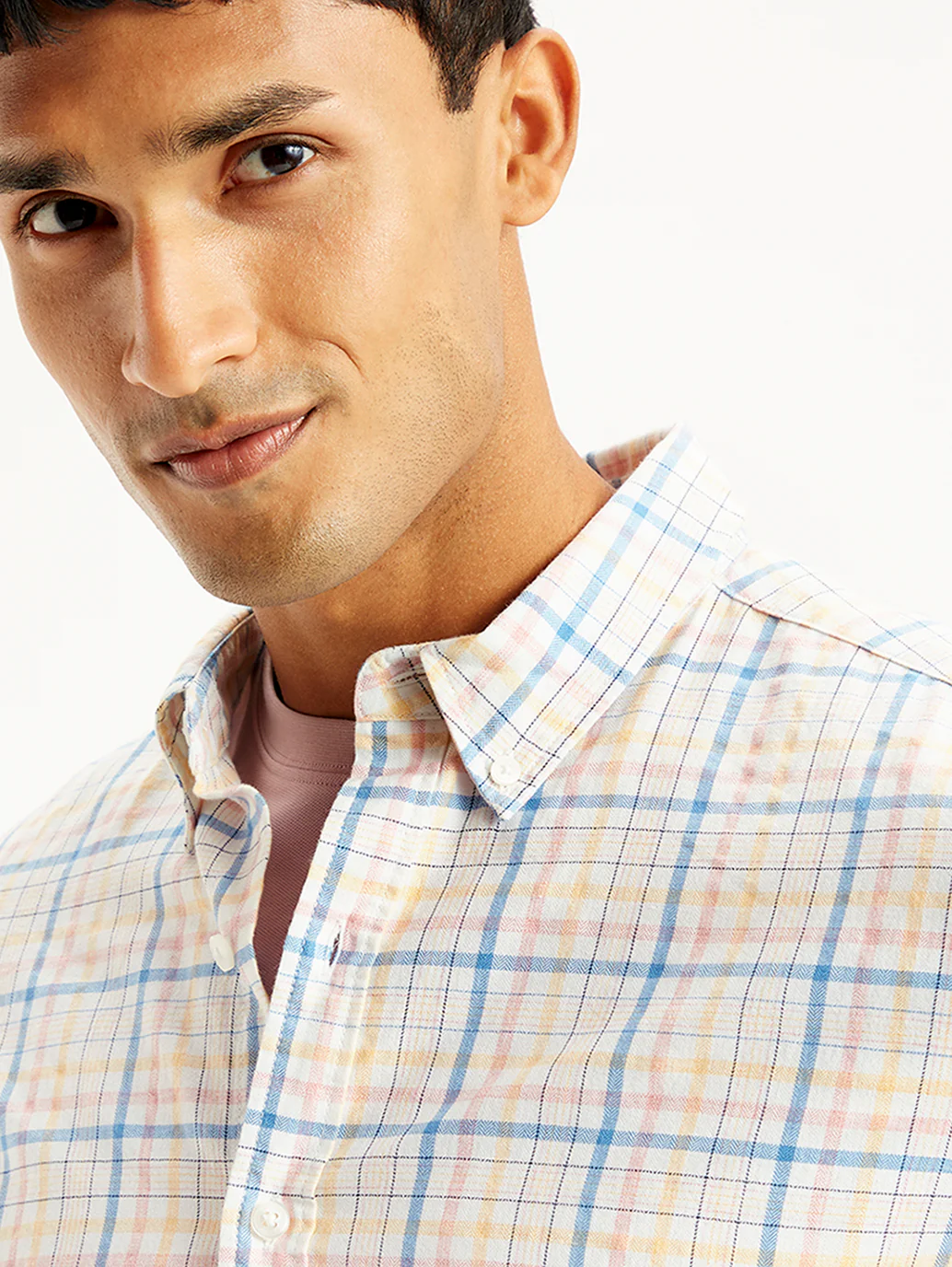 Men's Checkered Slim Fit Shirt - Image 4