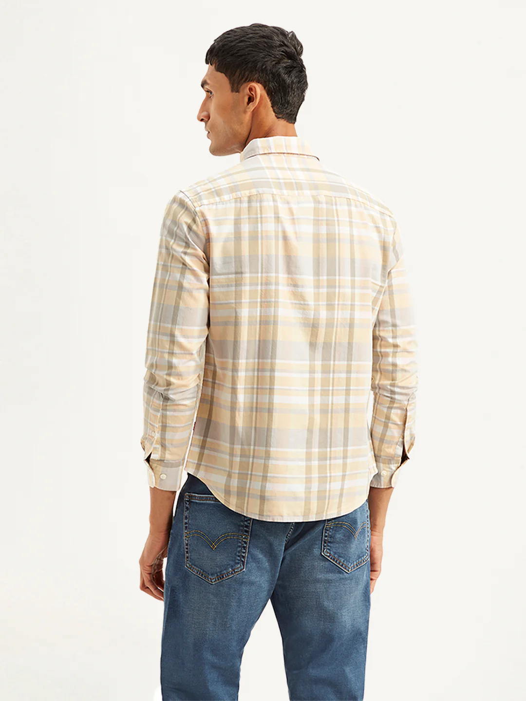 Men's Checkered Slim Fit Shirt - Image 2
