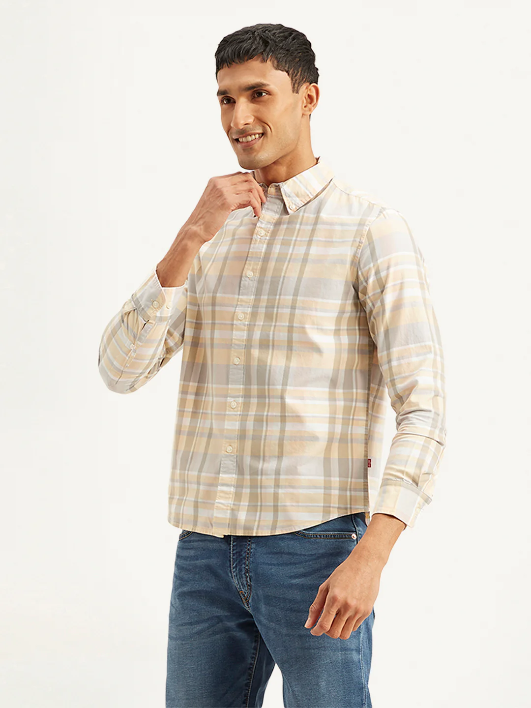 Men's Checkered Slim Fit Shirt - Image 4
