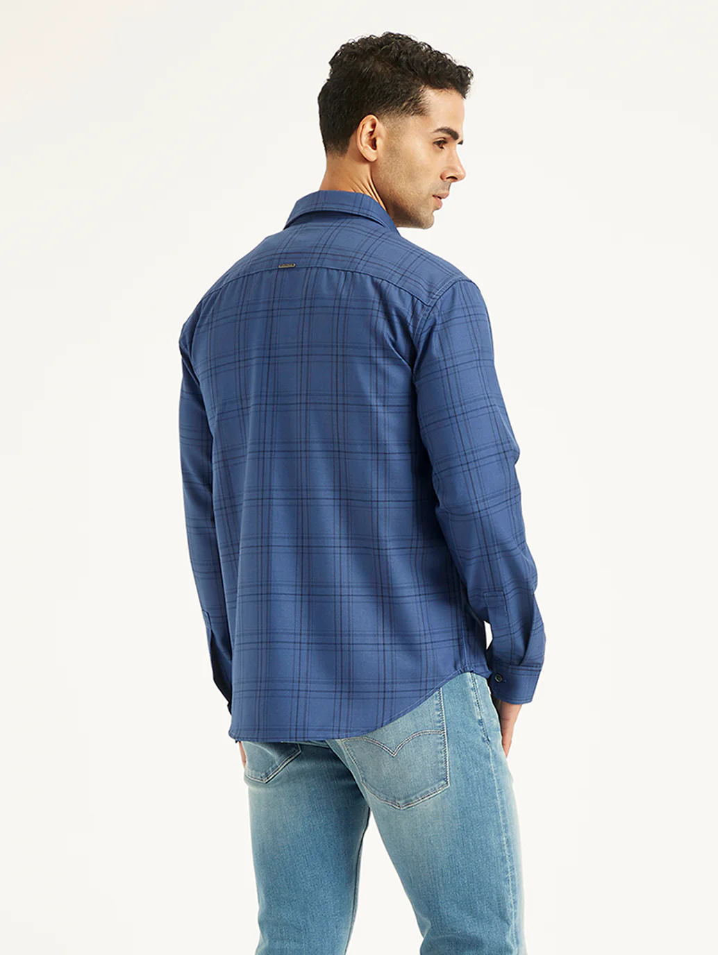 Men's Redloop Checkered Slim Fit Shirt - Image 4