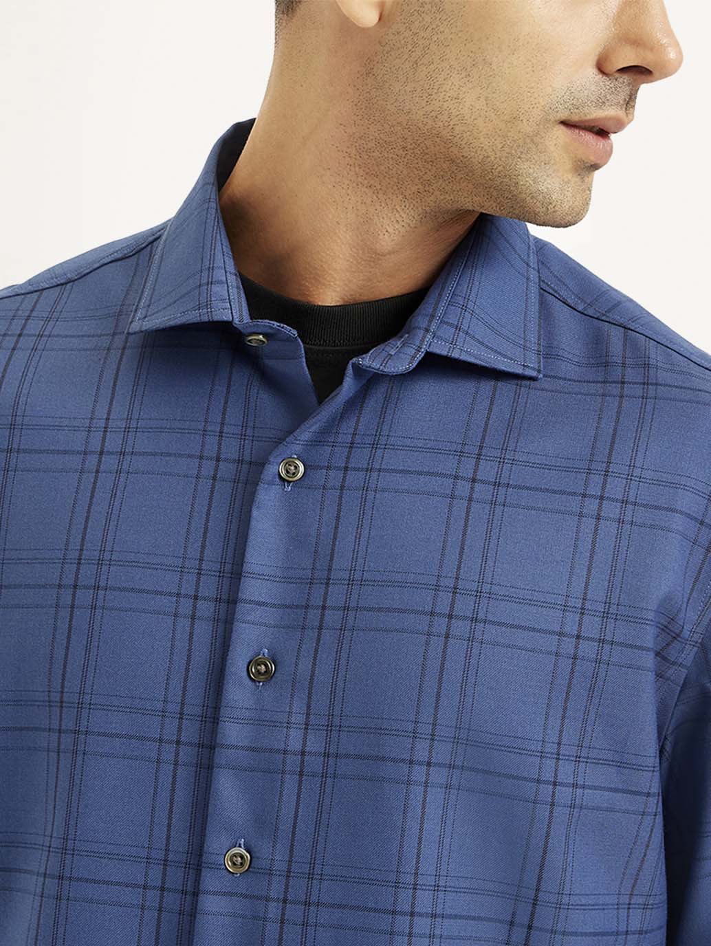Men's Redloop Checkered Slim Fit Shirt - Image 5