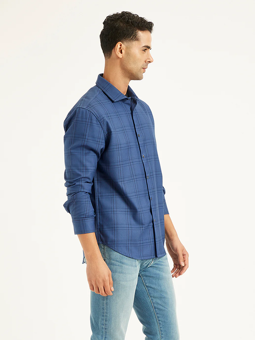 Men's Redloop Checkered Slim Fit Shirt - Image 6