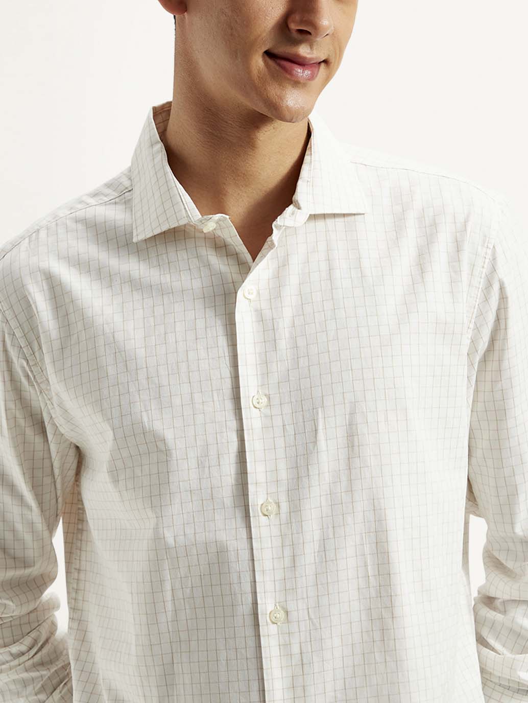 Men's Redloop Checkered Slim Fit Shirt - Image 4