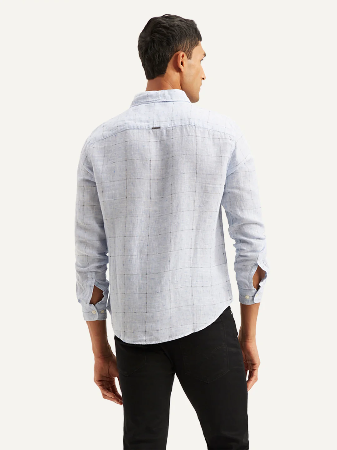 Men's Redloop Checkered Slim Fit Shirt - Image 2
