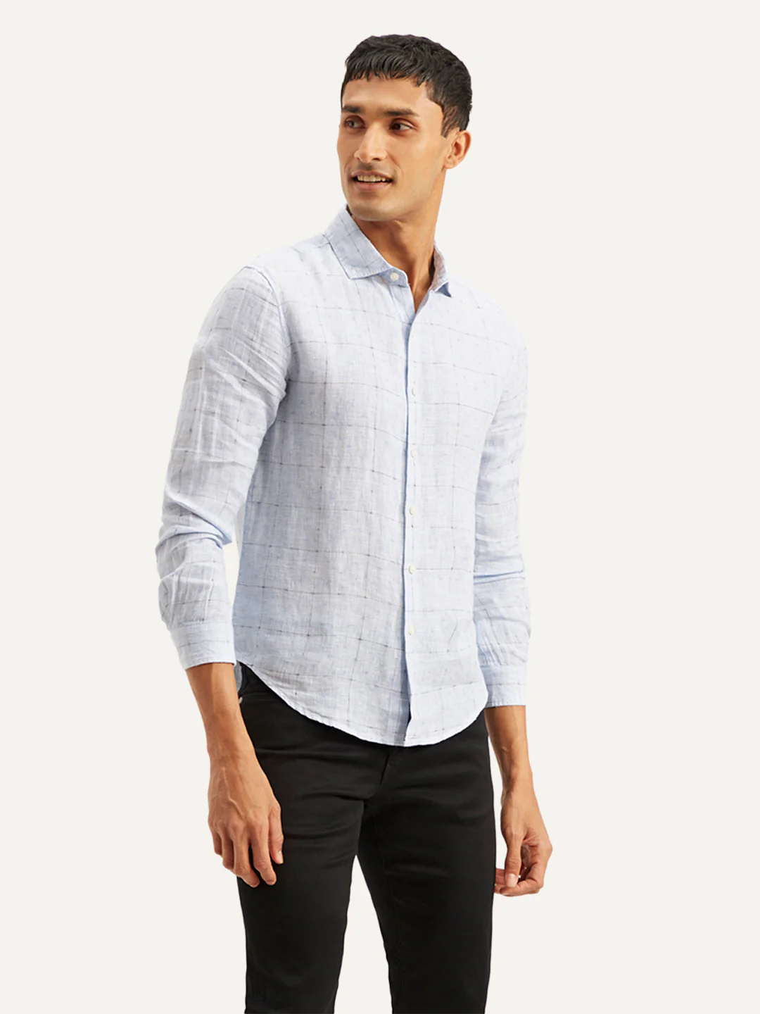 Men's Redloop Checkered Slim Fit Shirt - Image 4