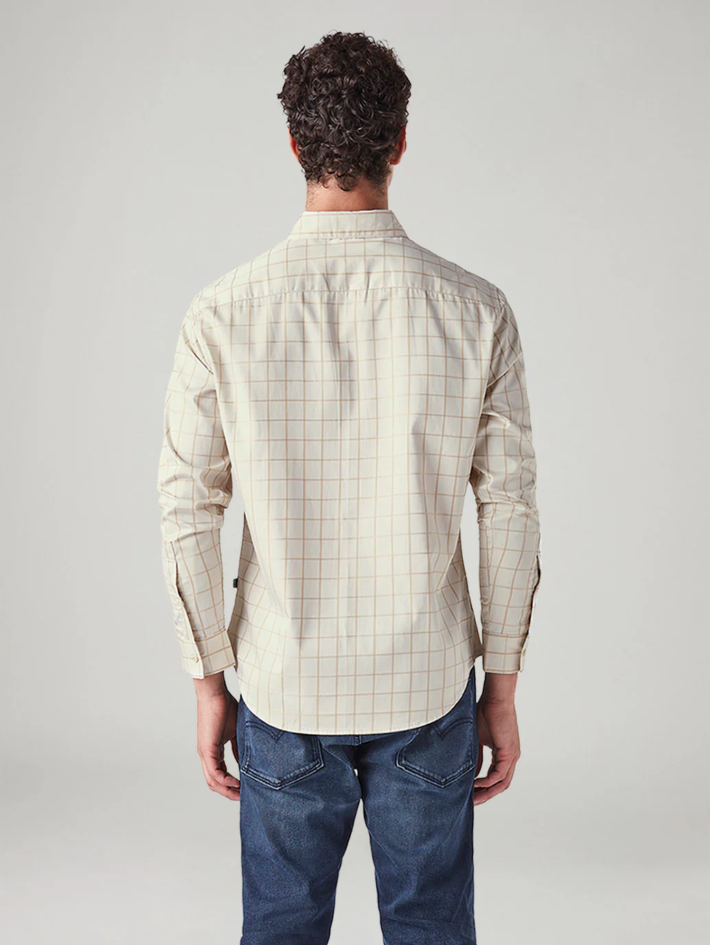 Men's Checkered Slim Fit Shirt - Image 3