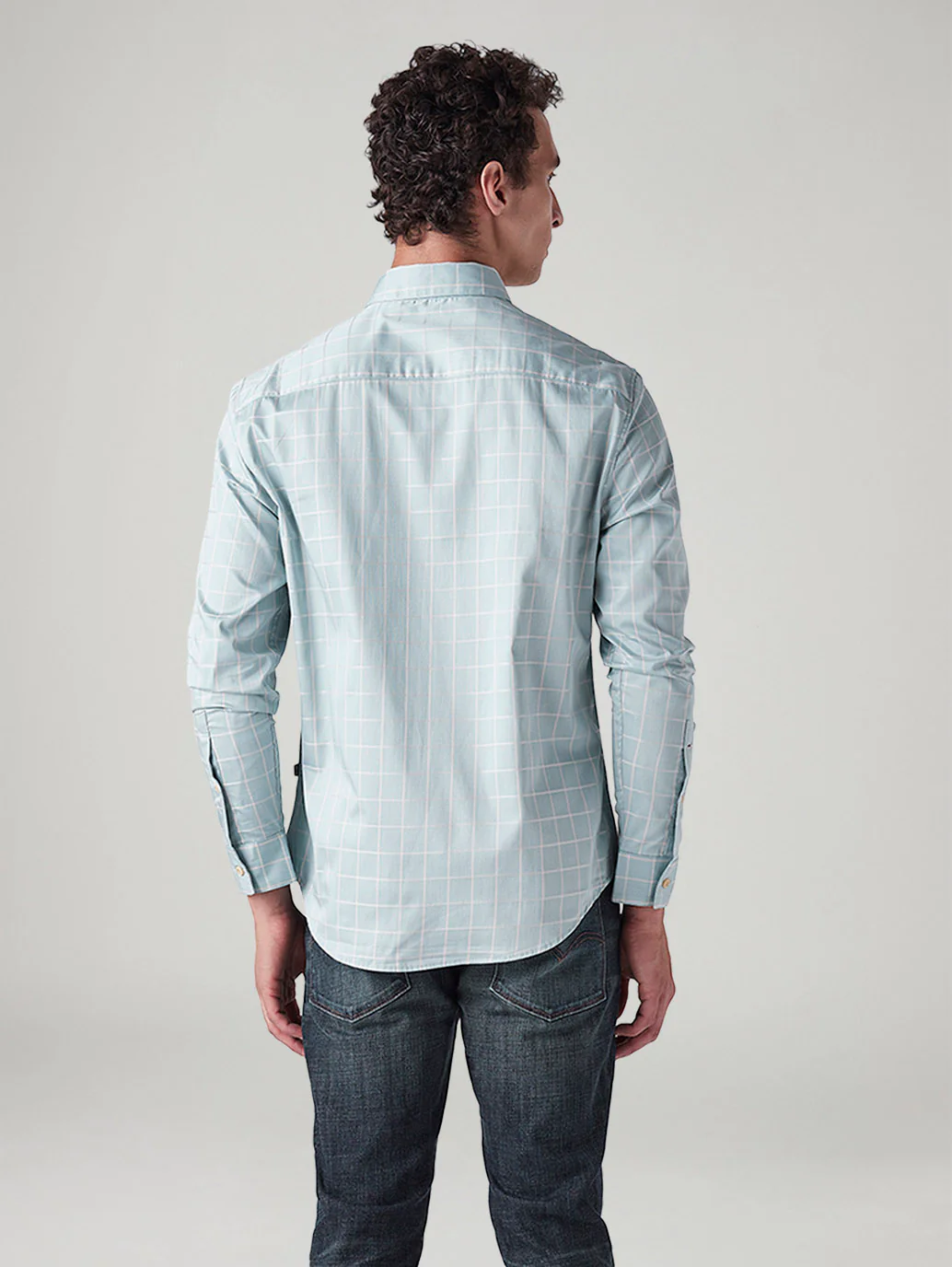 Men's Checkered Slim Fit Shirt - Image 3