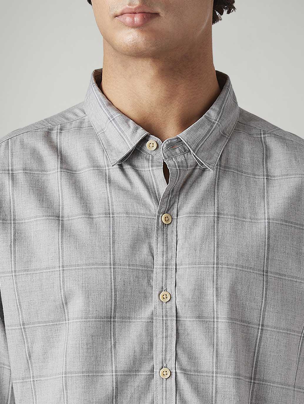 Men's Checkered Slim Fit Shirt - Image 4