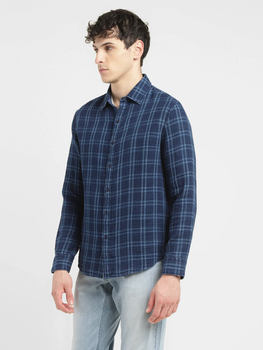 Men's Checkered Slim Fit Shirt - Image 5
