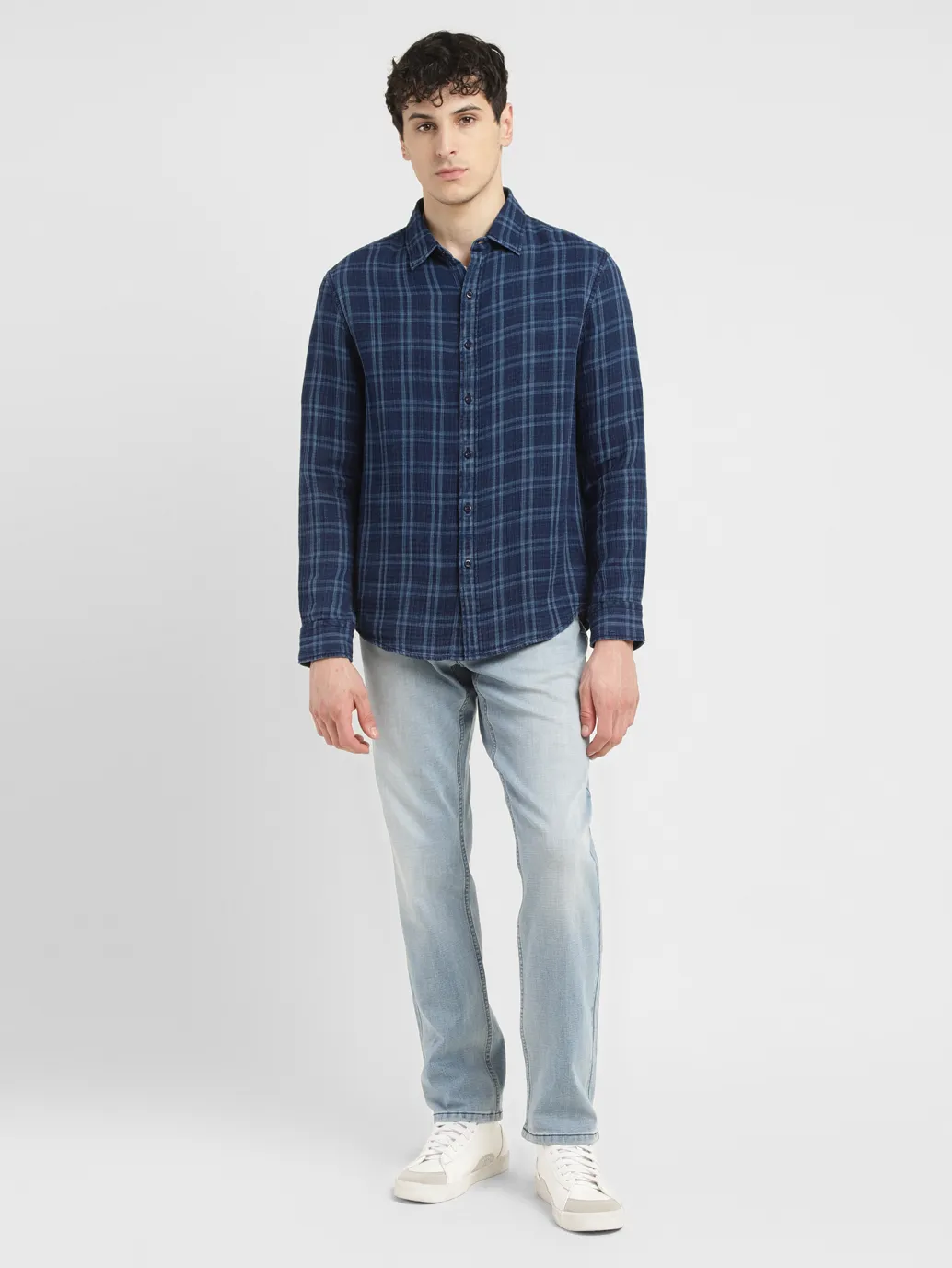 Men's Checkered Slim Fit Shirt - Image 6