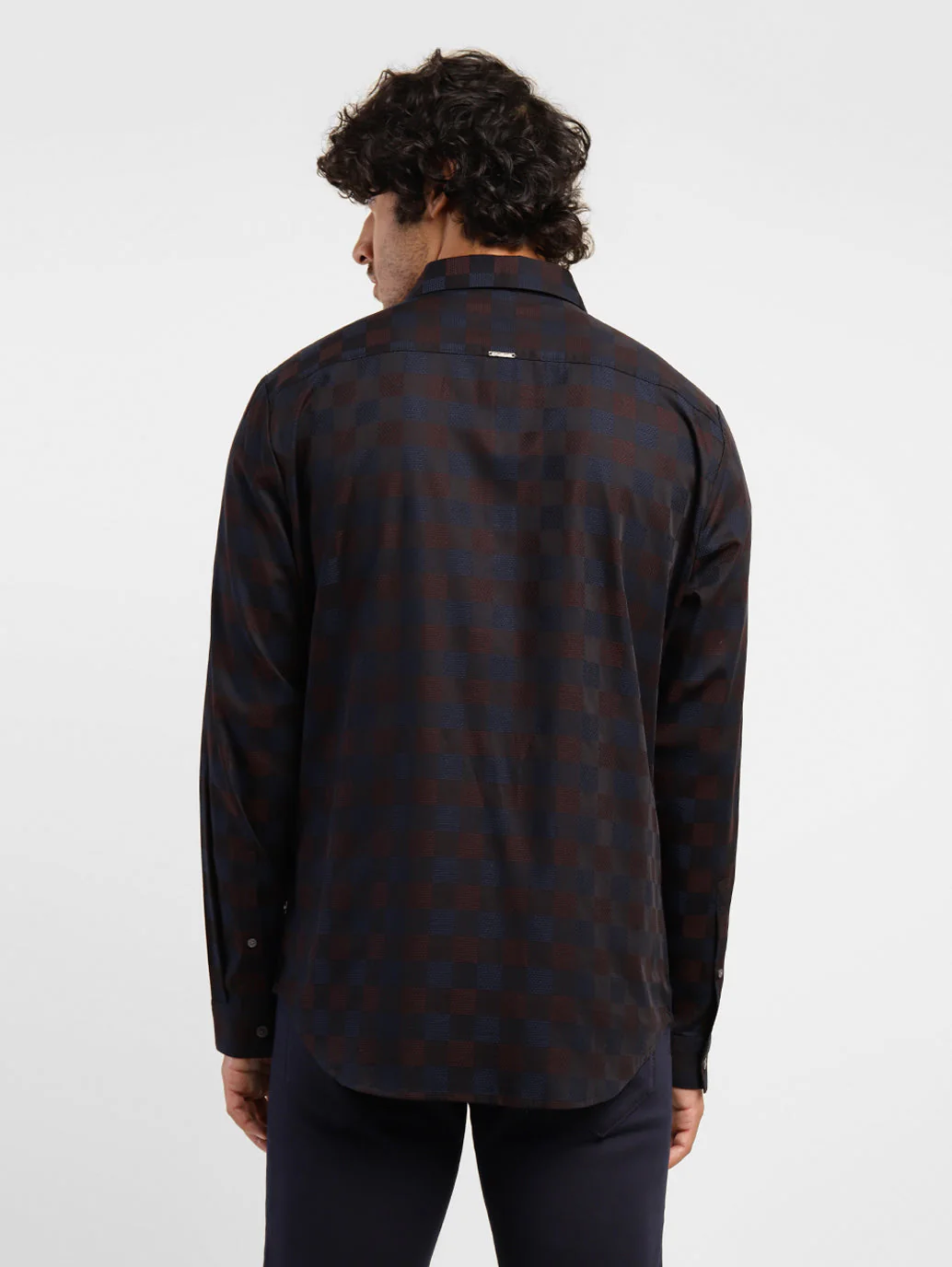 Men's Checkered Slim Fit Shirt - Image 2