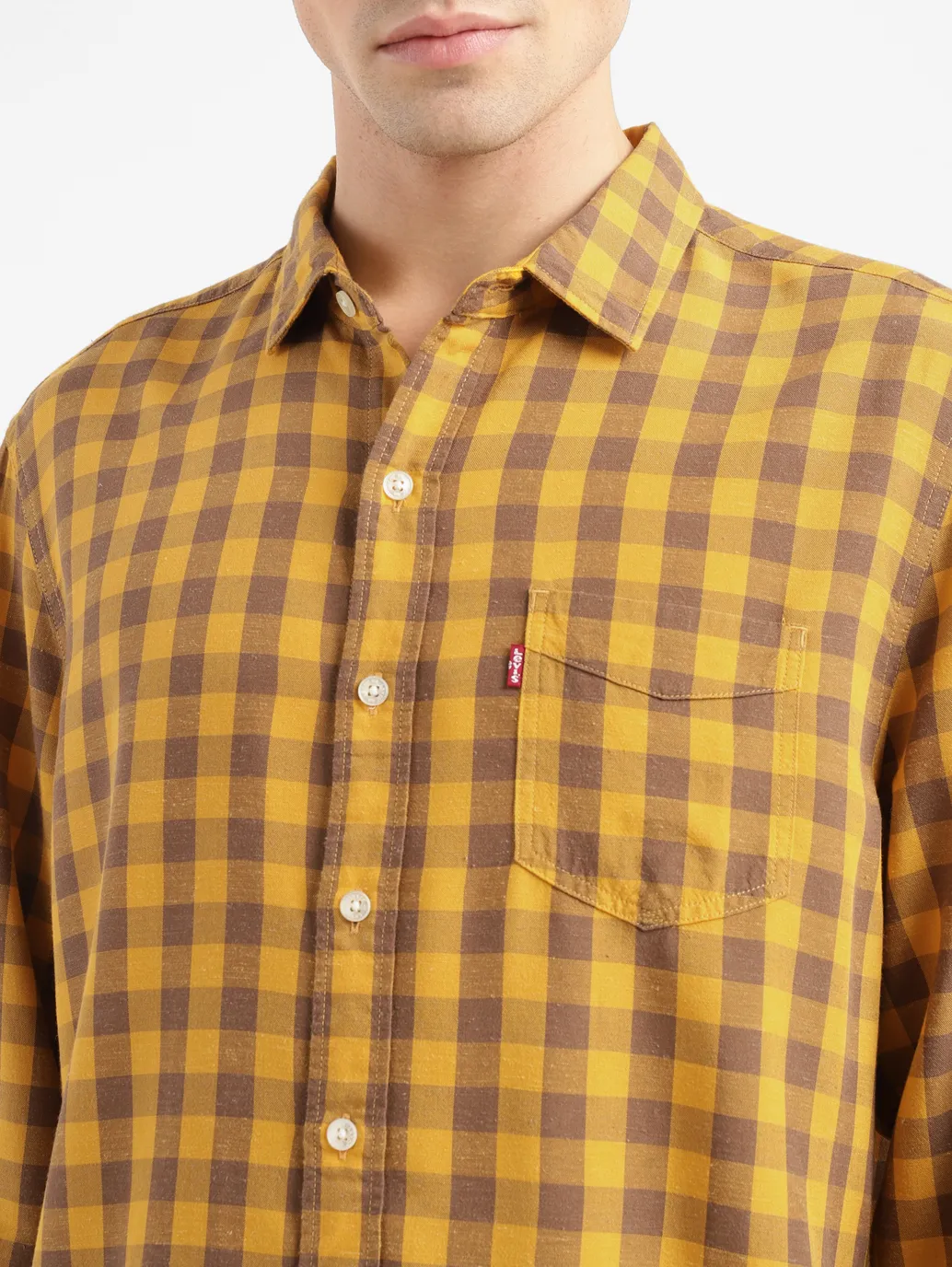 Men's Checkered Slim Fit Shirt - Image 5