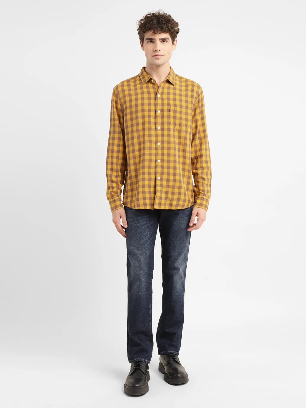 Men's Checkered Slim Fit Shirt - Image 6