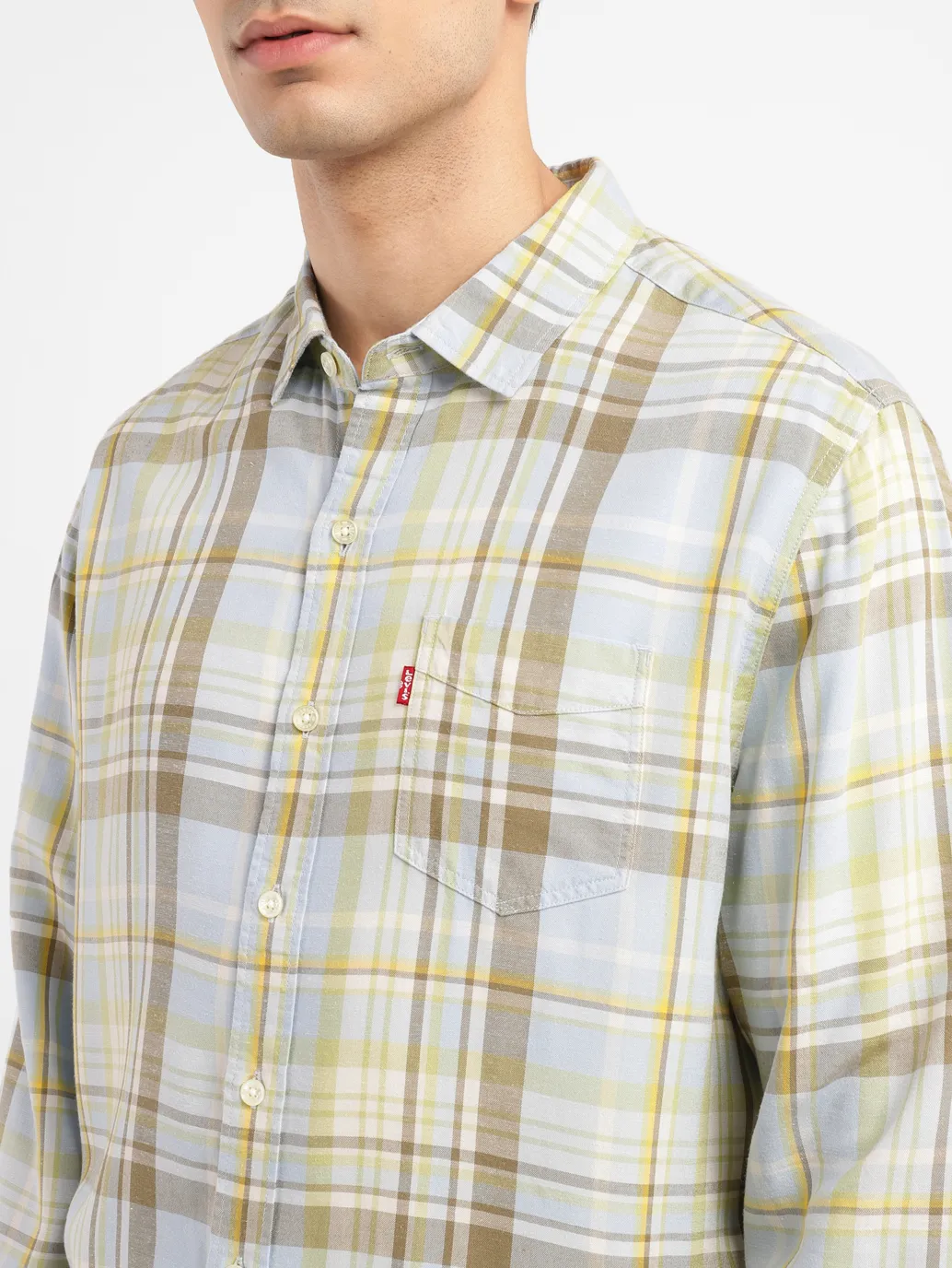Men's Checkered Slim Fit Shirt - Image 4