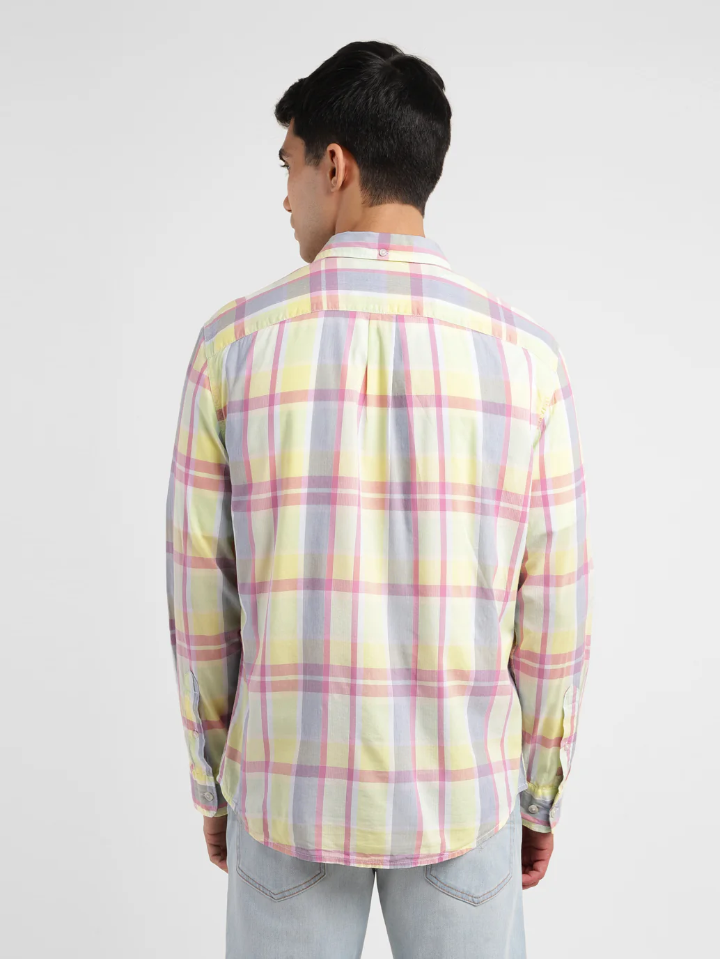 Men's Checkered Slim Fit Shirt - Image 3